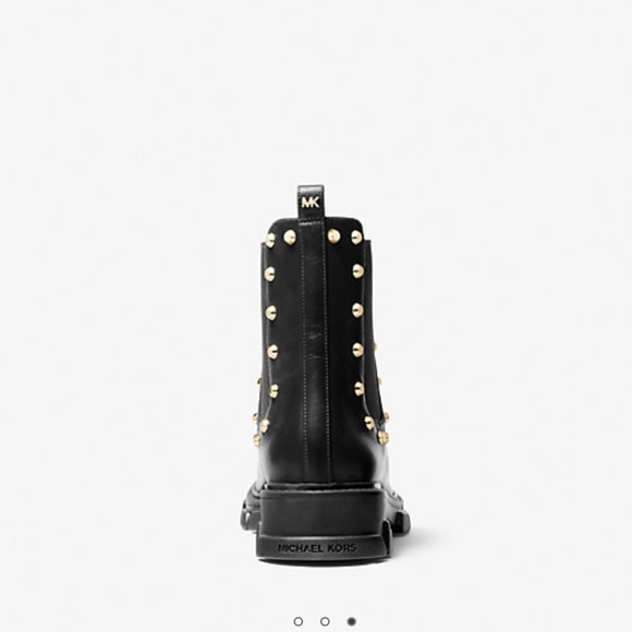 Michael Kors Ridley Astor Stud Leather Boot ✨brand new✨No box Color Black - Picture 2 of 10